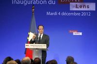 Louvre-Lens : Hollande salue la d&eacute;cision de Chirac