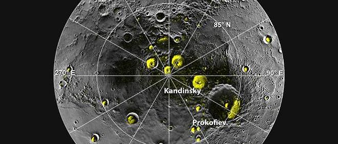 De La Glace Sur Mercure Planete La Plus Proche Du Soleil Le Point