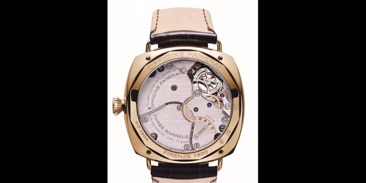 Radiomir 1950 Tourbillon GMT Oro Rosa Specialties PAM00330 Montres