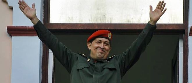 Le president venezuelien, Hugo Chavez.