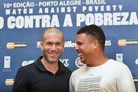 Zidane et Ronaldo ensemble au Br&eacute;sil pour jouer contre la pauvret&eacute;