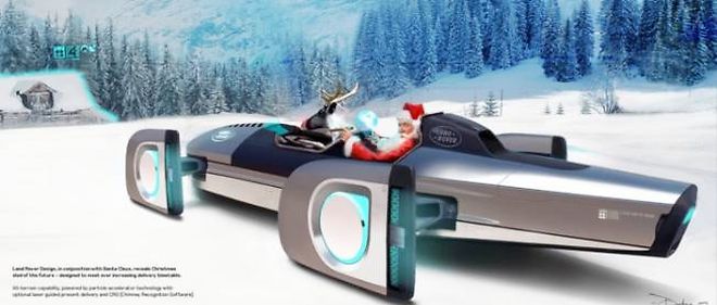 Le traîneau du Père Noël revu par le design automobile  Automobile