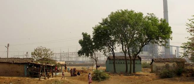 L'usine de Vandanaa Group, a Chhuri Kala, dans le district de Korba.