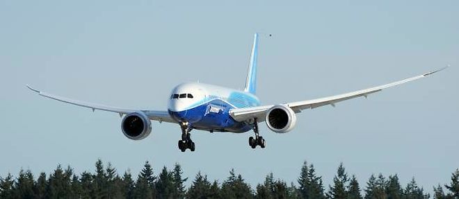 Le Boeing 787 Dreamliner du geant de Seattle.