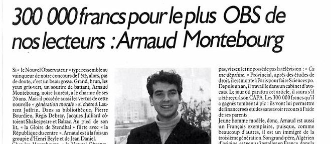 Quand "Le Nouvel Obs" decouvrait Arnaud Montebourg !