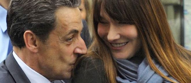 Nicolas Sarkozy et Carla Bruni, 6 mai 2012.