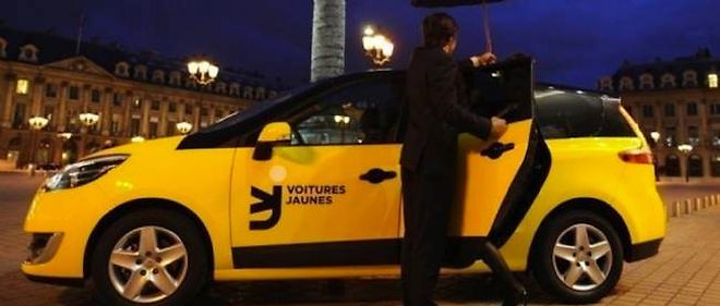 voiture télécommandée jaune