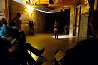 Répétition à l'intérieur de la prison des Baumettes. ©Joseph Césarini