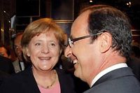 VID&Eacute;O. Pour Hollande et Merkel, une passion du foot r&eacute;elle et ancienne