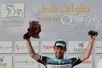 Tour du Qatar: jamais deux sans trois pour Cavendish, toujours en or
