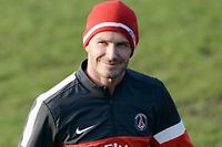 David Beckham a effectué son premier entraînement avec ses coéquipiers. ©Franck Fife