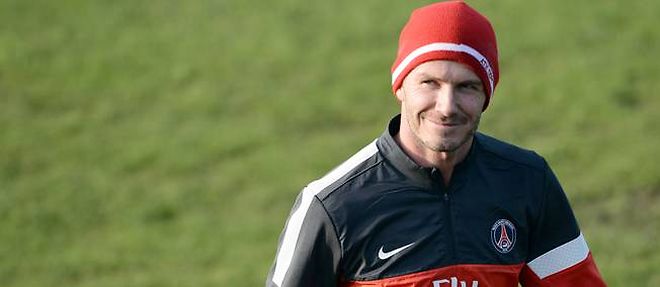 David Beckham a effectue son premier entrainement avec ses coequipiers.