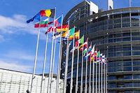 Le parlement Européen à Strasbourg. ©Philippe Sautier / Sipa
