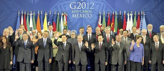 Le sommet du G20 de juin 2012, au Mexique.