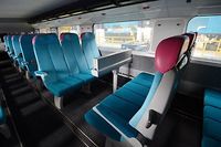 La SNCF pr&eacute;sente ses TGV low cost Ouigo &agrave; la conqu&ecirc;te de nouveaux clients