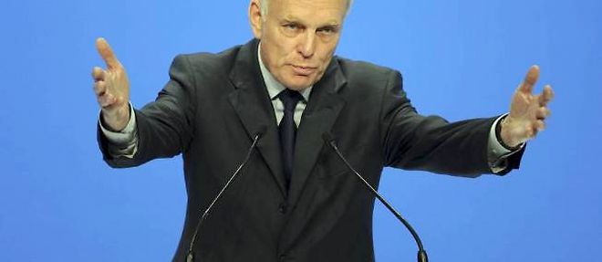Le Premier ministre Jean-Marc Ayrault lors d'un meeting de campagne en juin 2012 au Zenith de Paris.