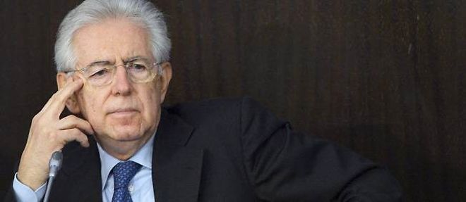 Mario Monti, le 21 decembre 2012 a Rome.