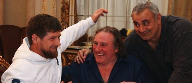 Gerard Depardieu a ete recu a Grozny par Ramzan Kadyrov, le president de la Republique de Tchetchenie.