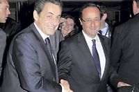Francois Hollande peut dire merci a Nicolas Sarkozy et a l'esprit du nouveau traite europeen. (C)Christophe Guibbaud
