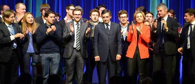 Premier grand meeting de campagne de Francois Fillon pour 2017, Maison de la Mutualite, Paris, 26 fevrier 2013.