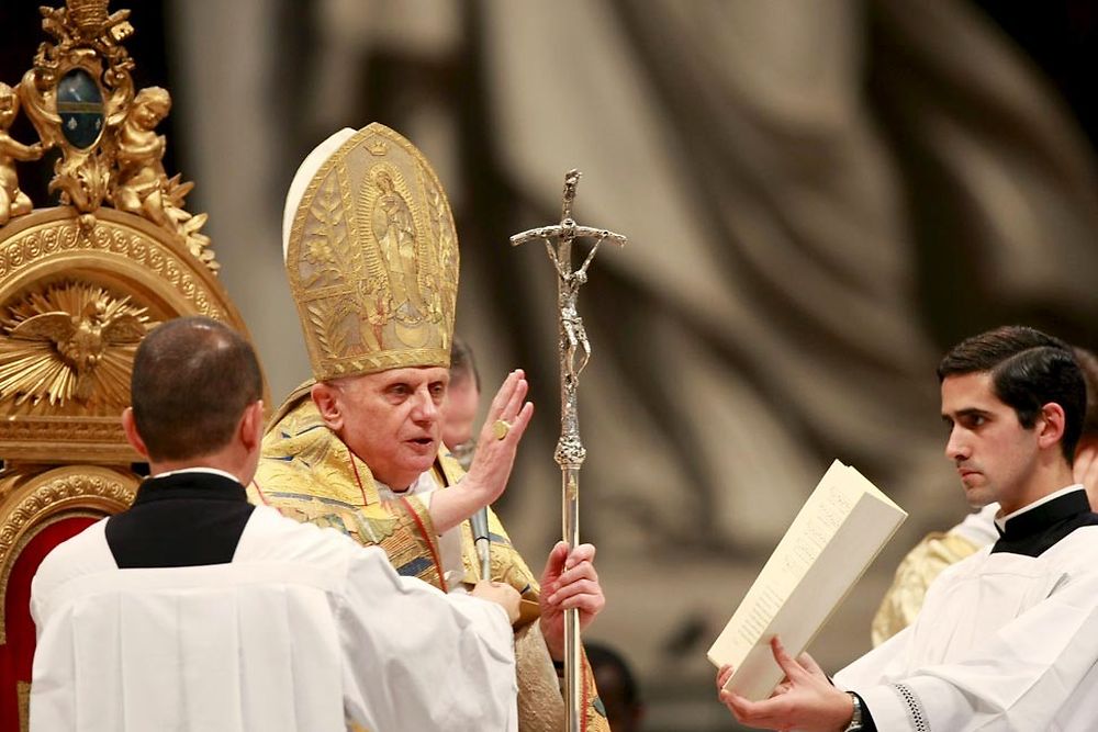 Vêtements Vêtements homme Pulls et gilets Gilets et cardigans Hommes Pape Benoît XVI Manches Longues 