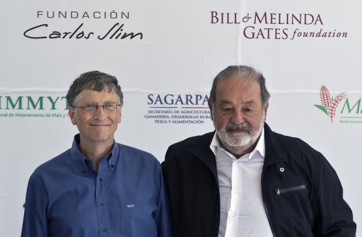 Pour la quatrieme annee consecutive, le roi mexicain des telecommunications Carlos Slim reste premier du classement Forbes (www.forbes.com/billionnaires), avec une fortune estimee a 73 milliards de dollars (4 milliards de plus que l'an dernier), devant l'Americain Bill Gates, co-fondateur de Microsoft (67 milliards, 6 milliards de plus qu'en 2012).