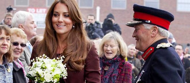 Kate Middleton lors de sa derniere apparition publique, a Grimsby.