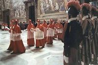 Cérémonie durant le conclave d'octobre 1978 qui vit l'élection de Jean-Paul II ©Arturo Mari