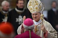 Le cardinal Tarcisio Bertone, le 9 février à Rome. ©Andreas Solaro