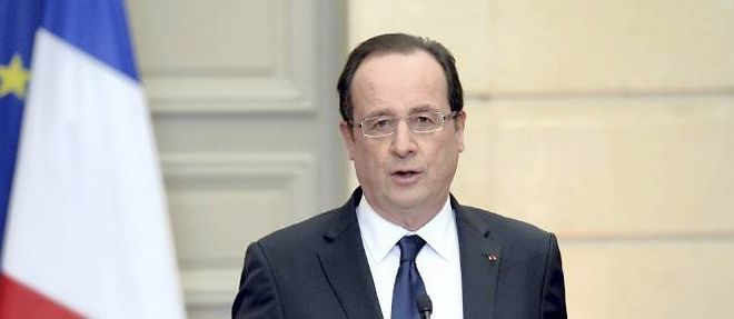 Francois Hollande, president de la Republique.