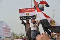 Egypte: manifestation au Caire pour un retour de l'arm&eacute;e au pouvoir