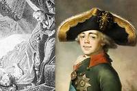 Le tsar Paul Ier est assassine en 1801 par des officiers. Son fils Alexandre lui succede.