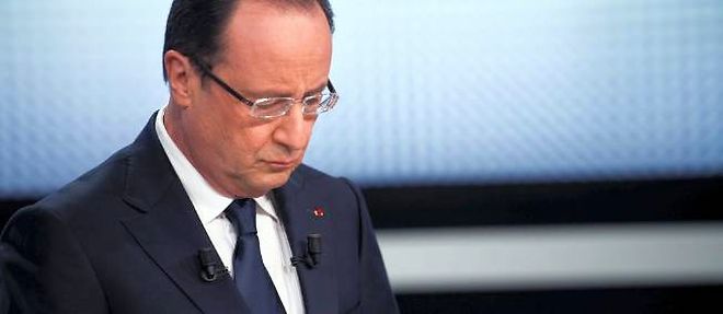 Francois Hollande sur le plateau de France 2, le 28 mars 2013.