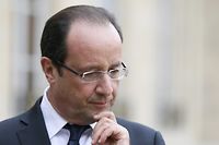 Hollande s'entretient avec le pr&eacute;sident libanais sur la Syrie
