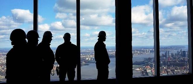 La vue depuis le 100e etage du "One World Trade Center".