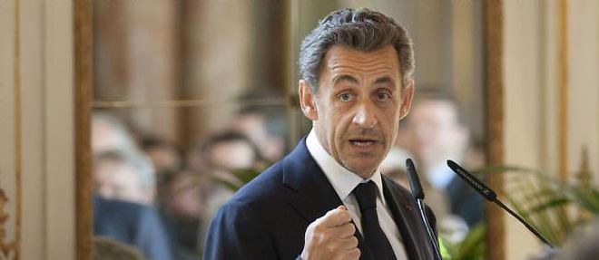 Nicolas Sarkozy en Belgique le 27 mars 2013.