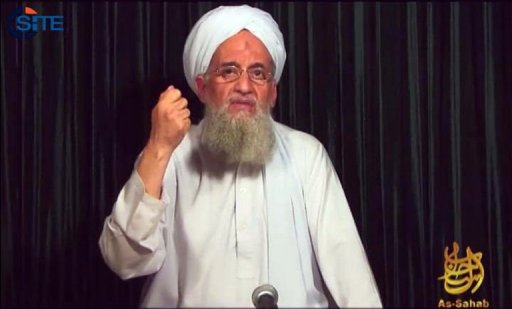 Le chef d'Al-Qaida, Ayman al-Zawahiri, a appele les rebelles, en guerre contre le regime de Bachar al-Assad, a instaurer un Etat islamique en Syrie, dans un message sonore mis en ligne dimanche sur des sites islamistes.
