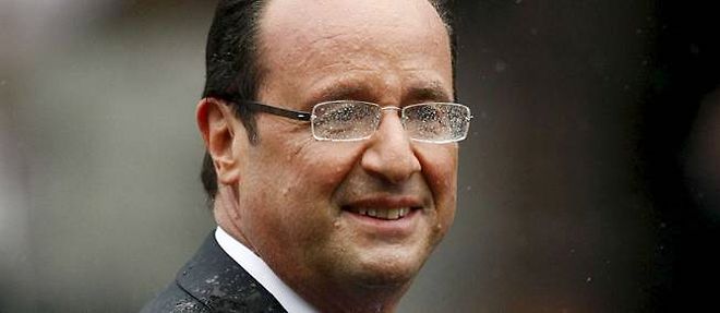 Francois Hollande peu apres son election, le 15 mai 2012.