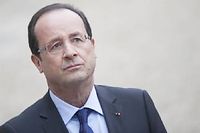 François Hollande devait répondre aux question des journalistes à propos de son plan de moralisation de la vie politique. ©Marlene Awaad