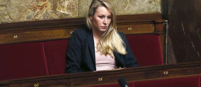 Marion Marechal-Le Pen a l'Assemblee nationale le 19 mars