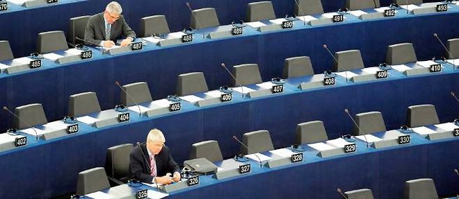 Debat au Parlement europeen, en novembre 2010.