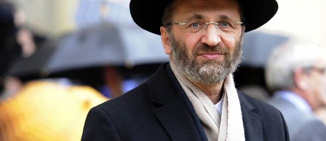 Le grand rabbin de France, Gilles Bernheim, le 16 decembre 2011, a Paris.
