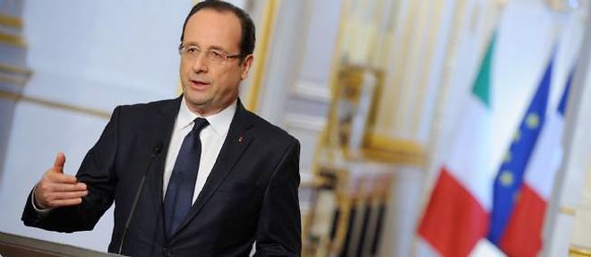 Le president de la Republique, Francois Hollande.