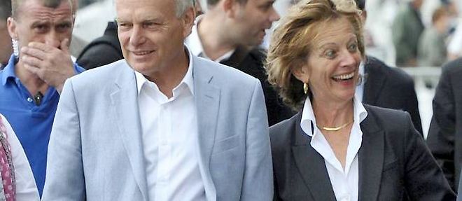 Jean-Marc Ayrault et son épouse Brigitte à La Rochelle lors de l'université d'été du PS ©Pierre Andrieu