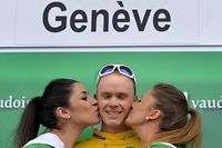 Cyclisme: Froome remporte le Tour de Romandie, en jaune de bout en bout