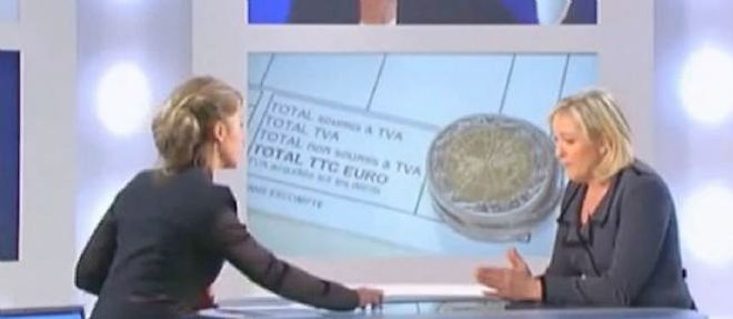 Marine Le Pen Et Anne Sophie Lapix Nouveau clash entre Marine Le Pen et Anne-Sophie Lapix - Le Point