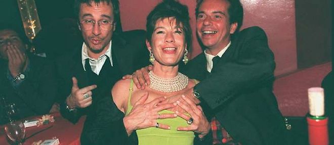 Aux Bains, Frigide Barjot, Laurent Petit-Guillaume et Basile de Koch en 1997
