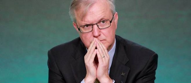 Le commissaire europeen aux Affaires economiques, Olli Rehn.