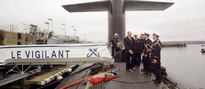 Le sous-marin Le Vigilant en janvier 2006.