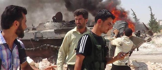 Des rebelles syriens le 4 juillet 2012.